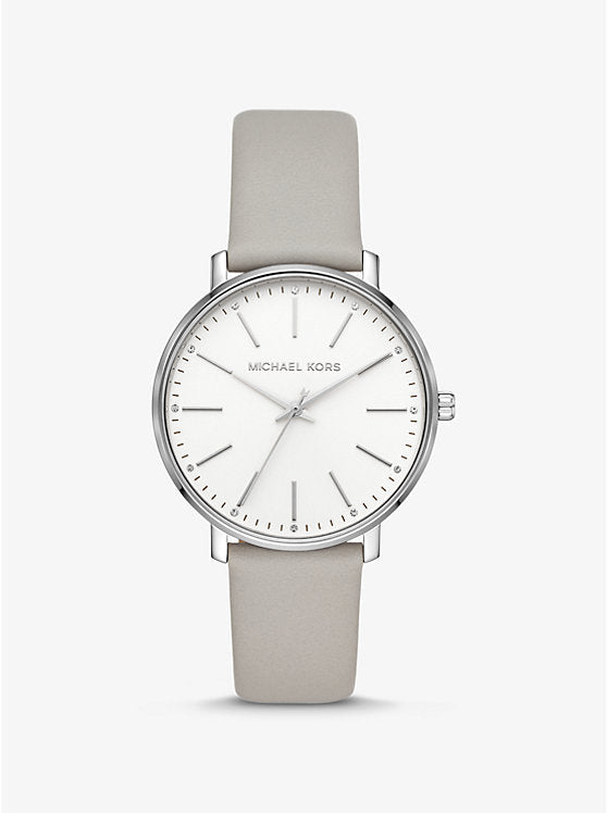 Montre Femme Michael Kors – Pyper Argentée & Cuir Gris