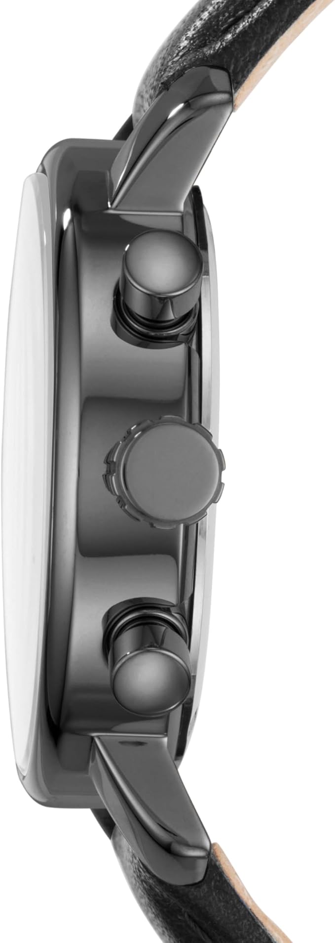 Montre Fossil - Cuir noir